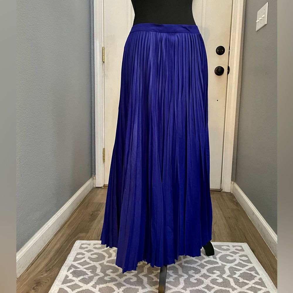 Akris punto pleated skirt